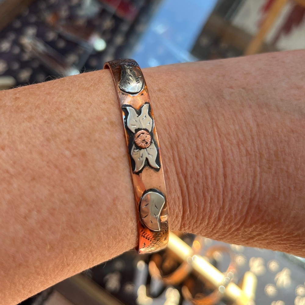 Western copper bracelet handmade